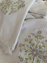 Load image into Gallery viewer, Cotton Embroidered Bath Towel