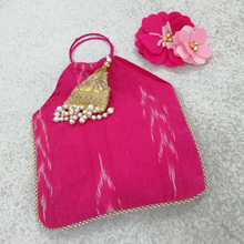 Load image into Gallery viewer, Festive Potli Bags-Ikat Fabric