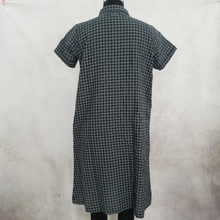 Load image into Gallery viewer, Nightdress- Black & Blue Checks