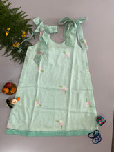 Load image into Gallery viewer, Baby Kota Tie Up Dress - 0-12 months