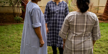 Load image into Gallery viewer, Checks & Stripes Lounge Tunic