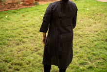 Load image into Gallery viewer, Checks & Stripes Lounge Tunic