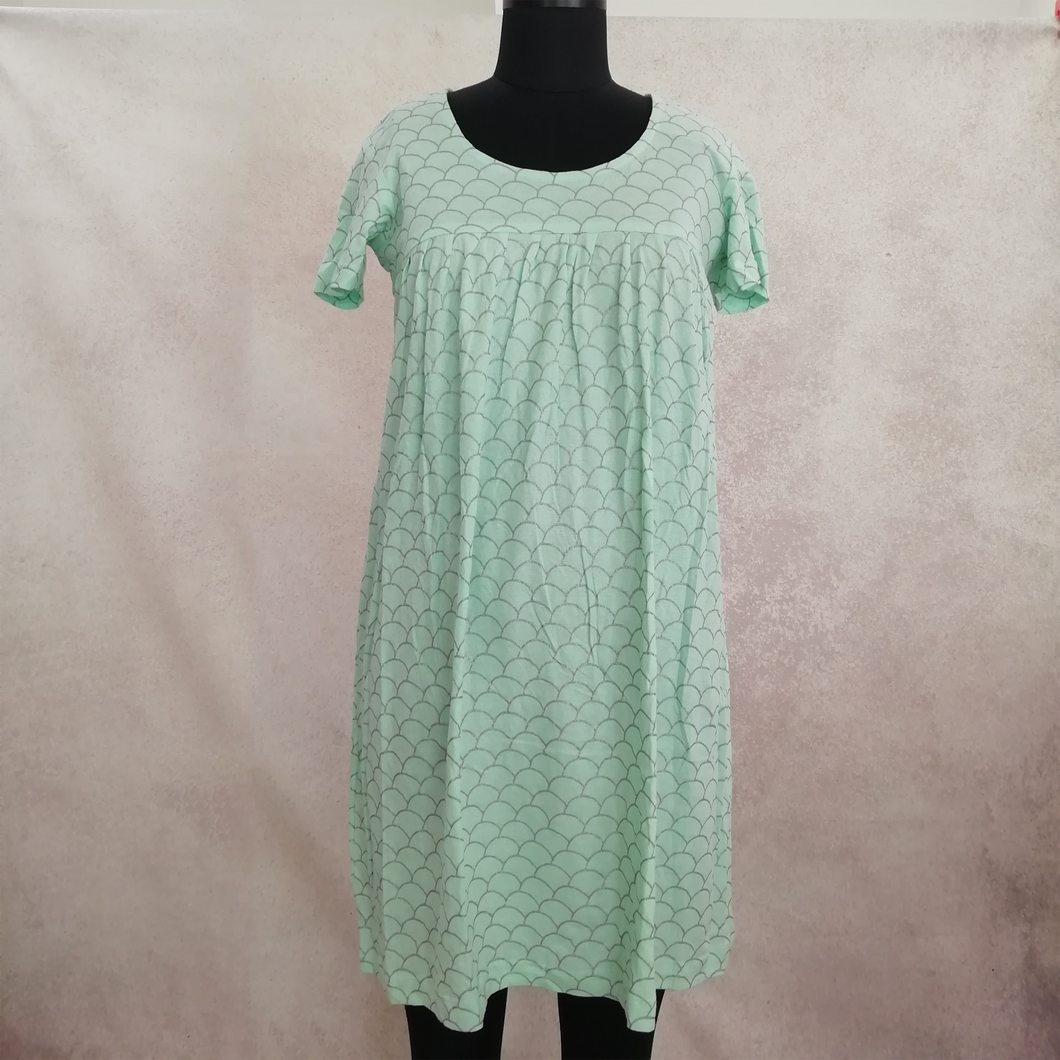 Nightdress- Scallop Print
