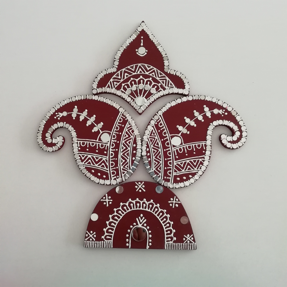 Rangoli Sets- Brown Paisely – KONRAI