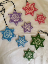 Load image into Gallery viewer, Jaipur Hand Painted Wooden Stars

