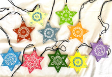 Load image into Gallery viewer, Jaipur Hand Painted Wooden Stars
